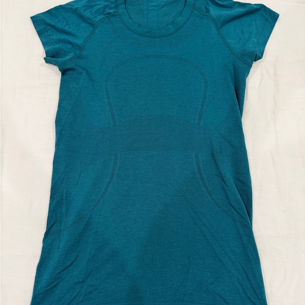 lululemon athletica Teal Short-Sleeve Performance Tee